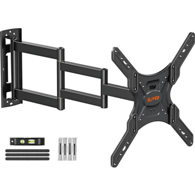 ELIVED Long Reach TV Wall Bracket for Most 26-60inch TVs with 749mm Extension Arm, Full Motion Corner Wall Mount, Max VESA 400 x 400 mm up to 35 kg,