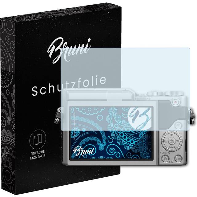 Bruni 2x Protective Film For Panasonic Lumix Dc-gx800 Screen Protector