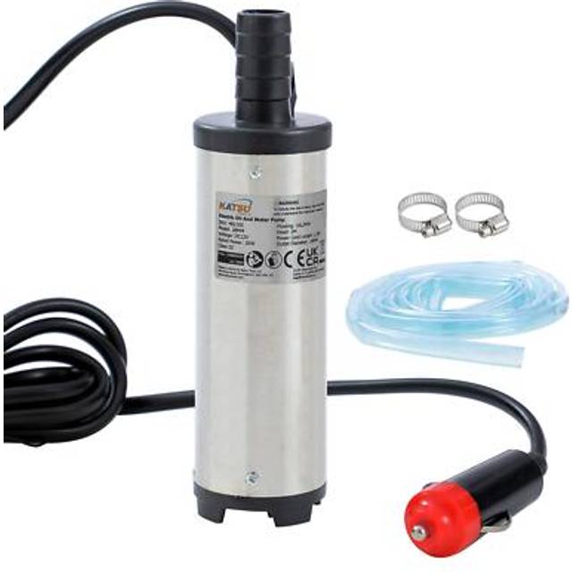 Katsu tools 12v diesel pump, 38mm diameter submersible oil water transfer pump