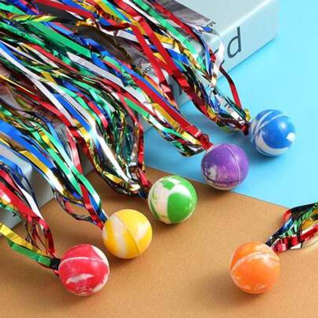 SHEIN 20Pcs Rainbow Bouncy Balls - Baby Toys-Perfect Baby Shower Party Favors & Birthday Gifts,Party Favors For Kids,Pet Toys,Birthday Party Favors,Bouncy B