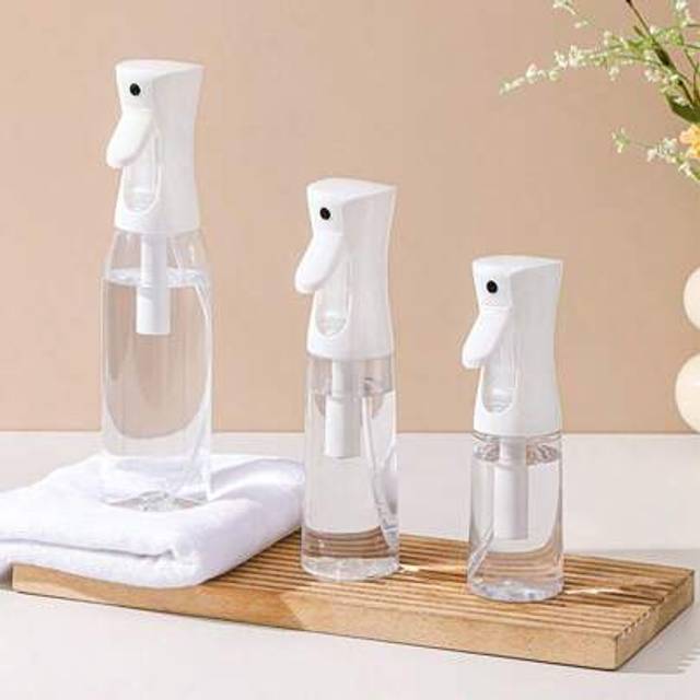 SHEIN 1pc 200/300/500ml High Pressure Continuous Spray Bottle Travel Makeup Moisture Bottle Atomizing Face Hydration Empty Spray Bottle For Beauty Essential