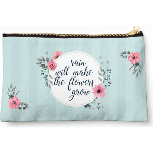 Makeup Bag A Little Fall Of Rain (5) Cosmetic Organizer Tyvek Paper Bags Zipper Pouch