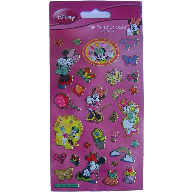Disney Fun Reusable Foil Minnie Mouse Stickers (Pack of 29) - Multicoloured
