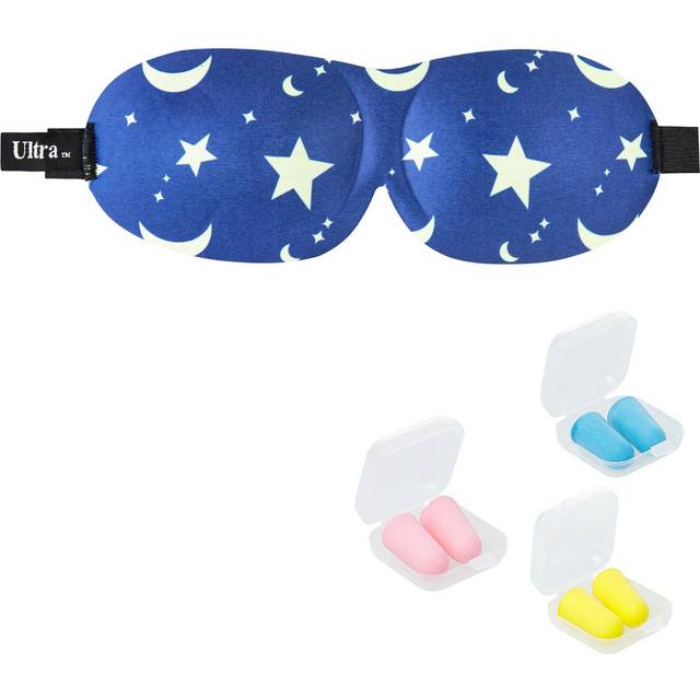 Moon And Stars 3d Travel Soft Contoured Eye Sleep Mask Sleeping Blackout Padded