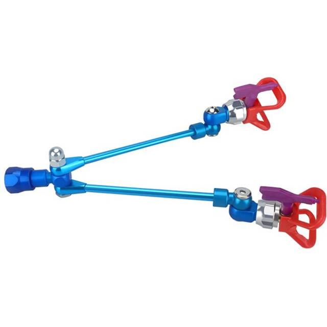 Airless Paint Extension Pole Double 517 Nozzle Painting for Sprayer Guard Powerful Spraying Tool