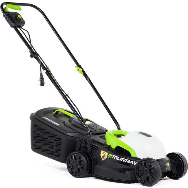 Murray Corded Electric Lawnmower 2-in-1 - Compact Lawn Mower 1200W/32cm with Grass Box 27L for Small Lawns - Ergonomic Soft Grip for Easy Grass