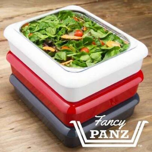SHEIN 1pc Tin Foil Food Container, Insulated Outdoor Picnic Box, Aluminum Dish Tray For Baking, Casserole, Barbecue