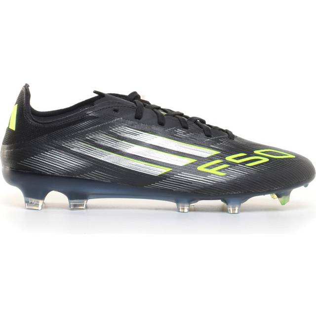 adidas F50 Pro Fg Electric Stealth - Svart/silver/lucid Lemon - Gräs (Fg) - ['Svart'] (40⅔)