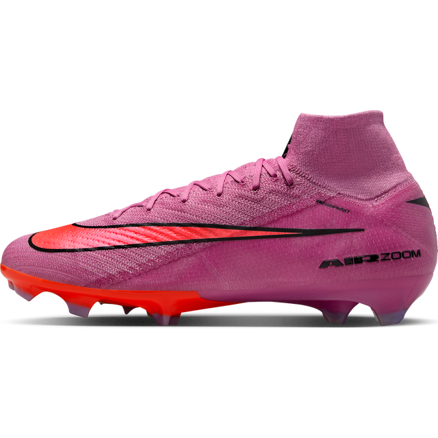 Mercurial Superfly 10 Elite FG fotbollsskor, MAGIC FLAMINGO/BLACK-TOTAL CRIMSON, Unisex, 5.5