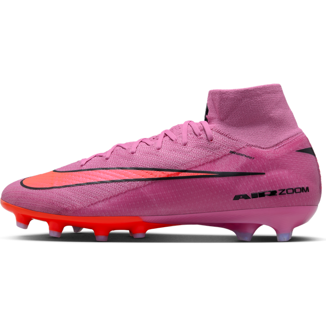 Zoom Mercurial Superfly 10 Elite AG Pro fotbollsskor, MAGIC FLAMINGO/BLACK-TOTAL CRIMSON, Unisex, 7
