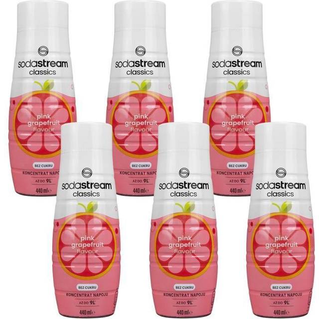 Sodastream pink grejpfruit zero syrup 440 ml, 4 pieces