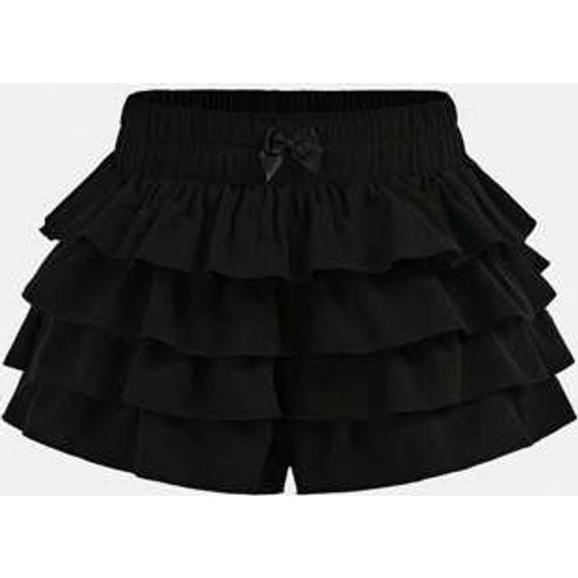 SHEIN Tween Girls Plain Color Casual Fashion Skirt-Shorts