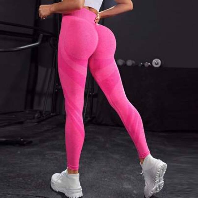 SHEIN Seamless Wide Waistband Sports Leggings butt lift