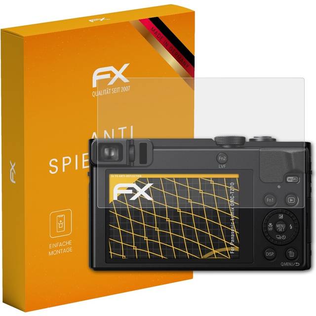Atfolix 3x screen protection film for panasonic lumix dmc-tz70 matt&shockproof