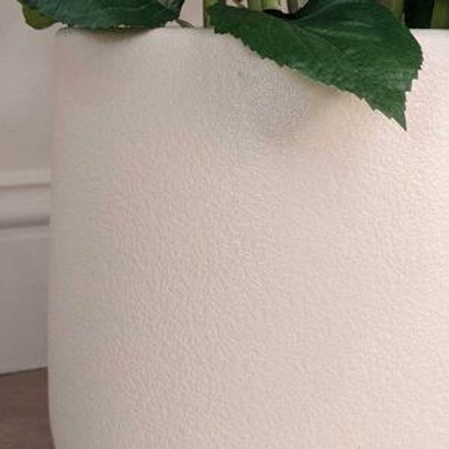 Large White Faux Hydrangea Potted Plant