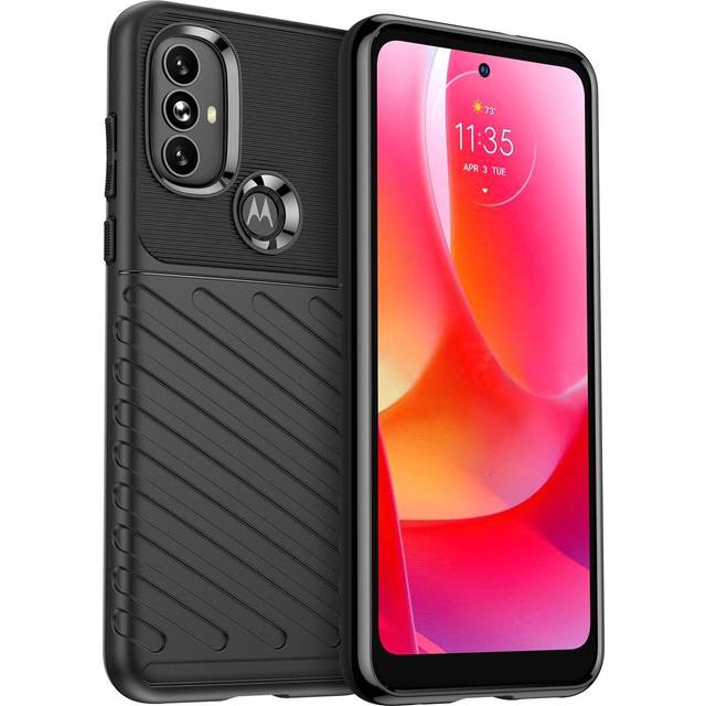 Thunder Flexible Armored Skal Motorola Moto G Power (2022) - Svart