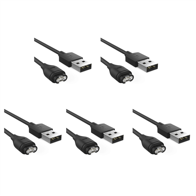 5X USB Data Sync Charging Cable Wire for 5/5S/5X/Forerunner 935/Quatix 5/Quatix 5 Sapphire BLACK