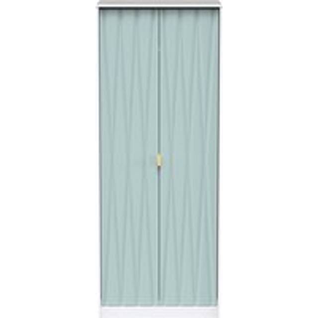 Dallas 2 Door Wardrobe (Ready Assembled) - Duck Egg Blue - One Size