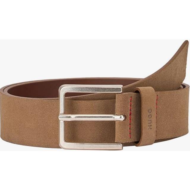 Hugo boss men's belt gionio-sd sz40 - handmade, suede, 38mm wide