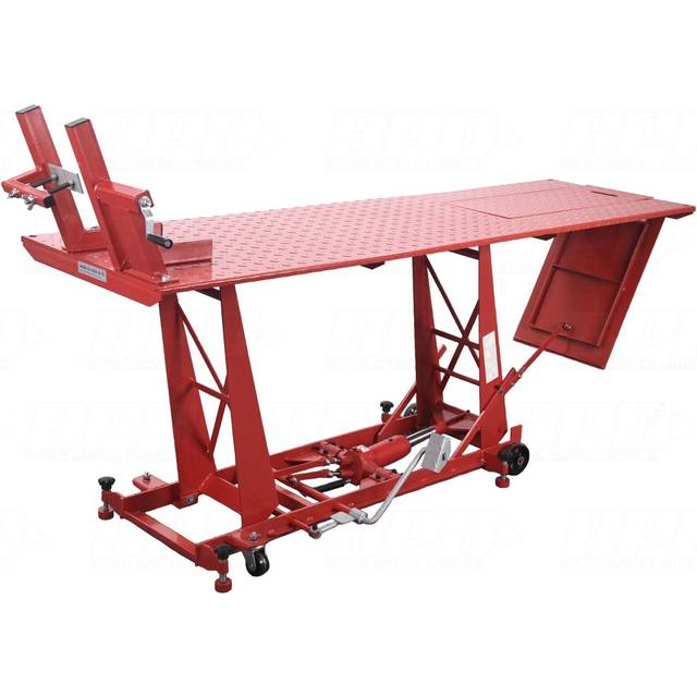 Hydraulic motorcycle mechanics garage workshop lift table heavy duty bench 450kg