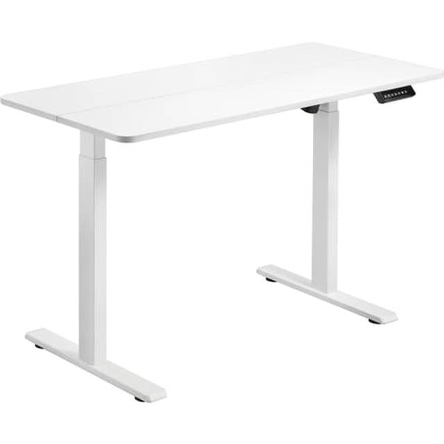 Prokord Ergonomiskt Höj- Och Sänkbart Skrivbord 120×60 Cm – Vitt, Elektriskt
