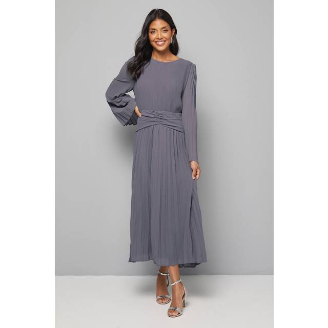 Wallis Charcoal Midi Dress Womens Occasion Dresses