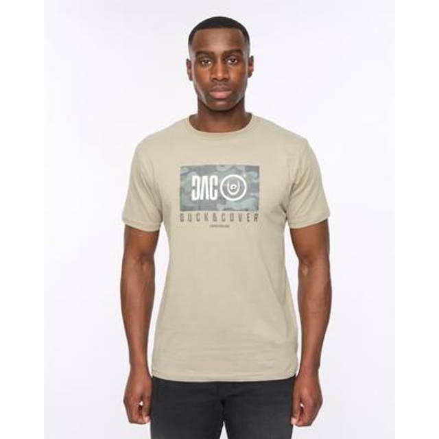 Duck&Cover Men's Chamchee T-Shirt in Pale Green | Size: Large