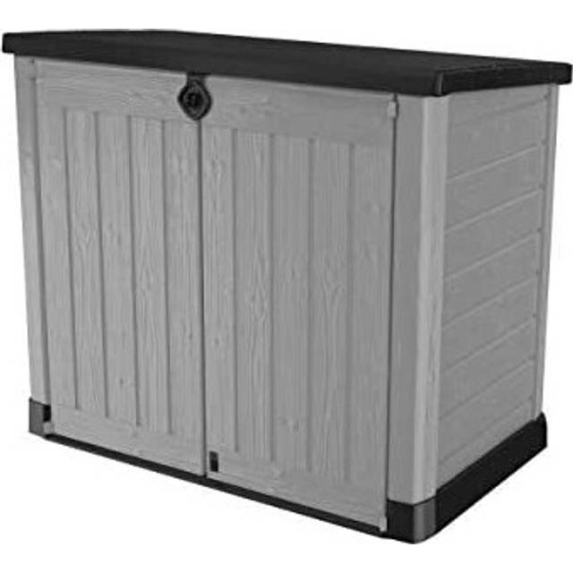 Store it Out Ace Storage Box 1200 Litres for Wheelie Bins or Garden Tools with Gas Struts Rubbish Bin Box Device Box Shed for 2 x 240 Litre Wheel