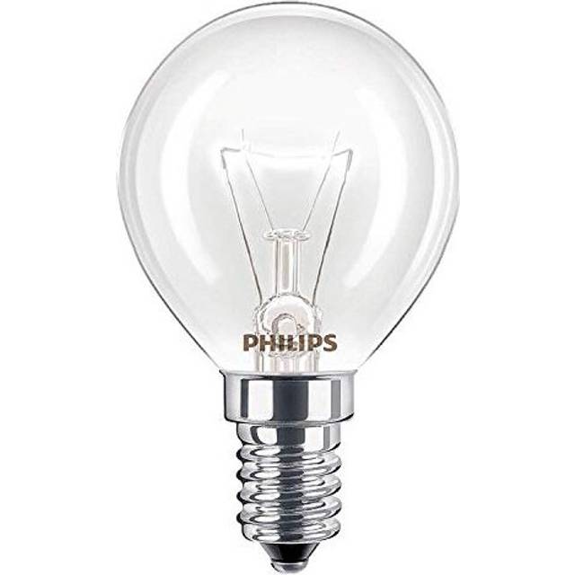 2 x Philips Oven 40w Lamp SES E14 Small Screw Cap 300 Cooker Light Bulb Fits AEGBoschSiemensNeffHotpoint gold