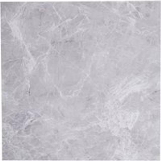 24Pcs Light Grey Marble Texture Self-adhesive Square PVC Flooring Tile, 5m² Pack - One Size