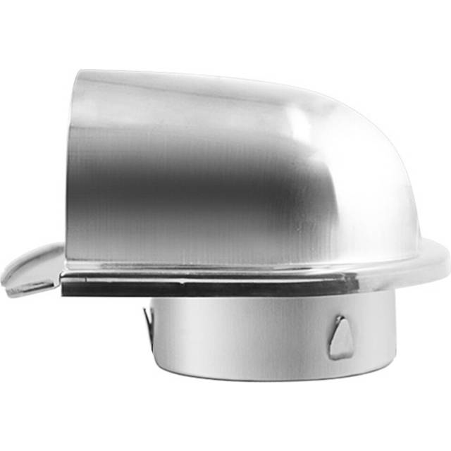 6Inch 150mm Waterproof Stainless Steel Vent Hood Anti-Corrosion Exhaust Extractor for Wall Air Outlet Cover,A