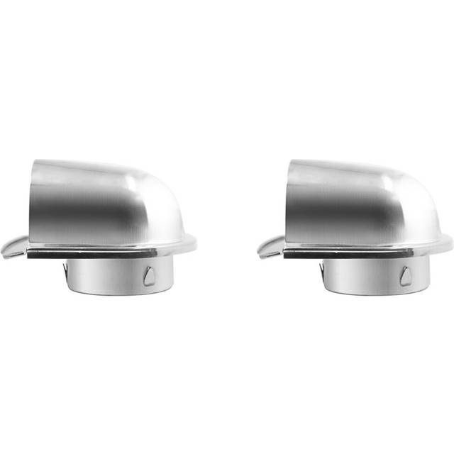 2pcs 6Inch 150mm Waterproof Stainless Steel Vent Vent Hood Anti-Corrosion Exhaust Extractor for Wall Air Outlet Cover,A