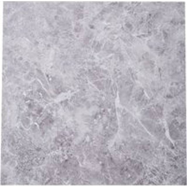 24Pcs Grey Marble Texture Self-adhesive Square PVC Flooring Tile, 5m² Pack - One Size
