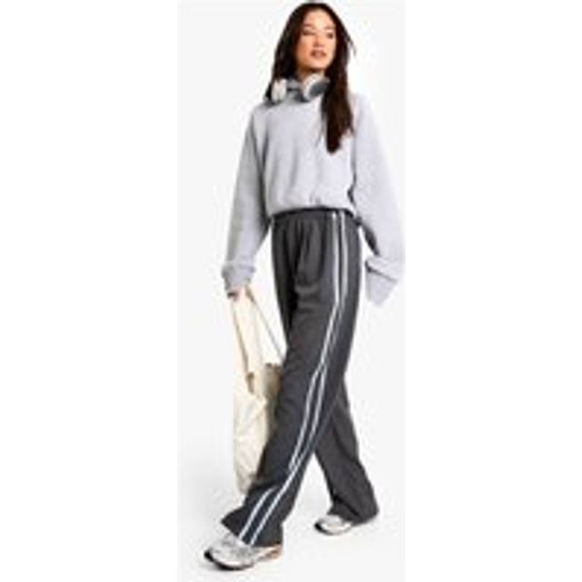Womens Tall Contrast Pinstripe Trousers - Grey - 16