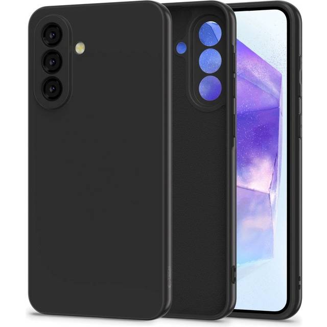 Samsung Galaxy A56 Tech-Protect Icon Silikonskal - Svart