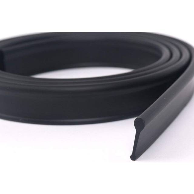 1200mm Black Soft Rubber Shower Door Seal for Folding Bath Screen