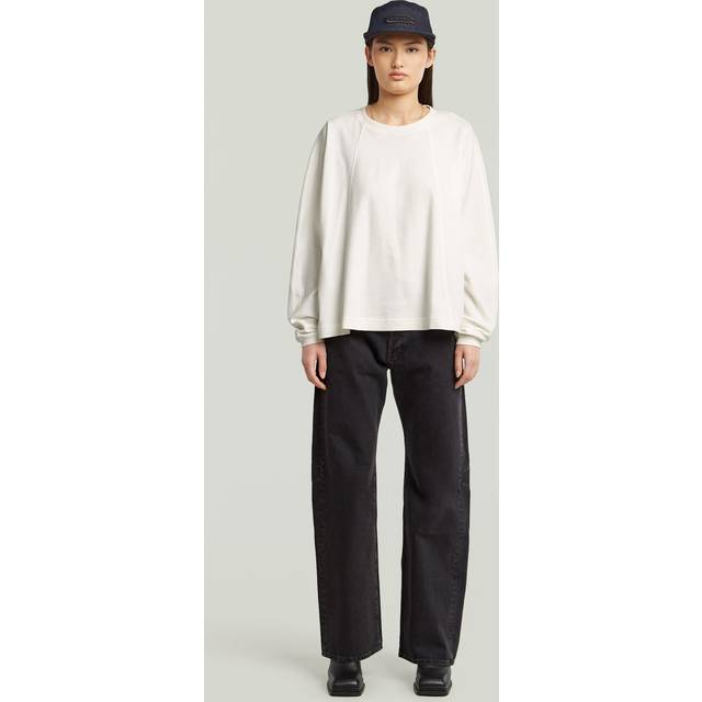 A Line Oversized T-Shirt - White - Women