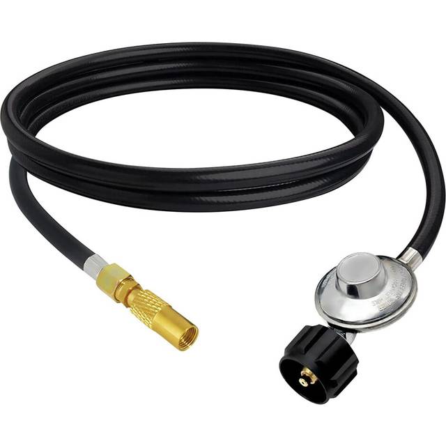 LLhappy-5Ft Propane Adapter Hose and Regulator Replacement Kit for Roadtrip Grills,QCC1 Low-Pressure