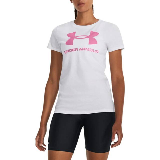 (10 UK, White) Under Armour Womens/Ladies Sportstyle Print Fill T-Shirt