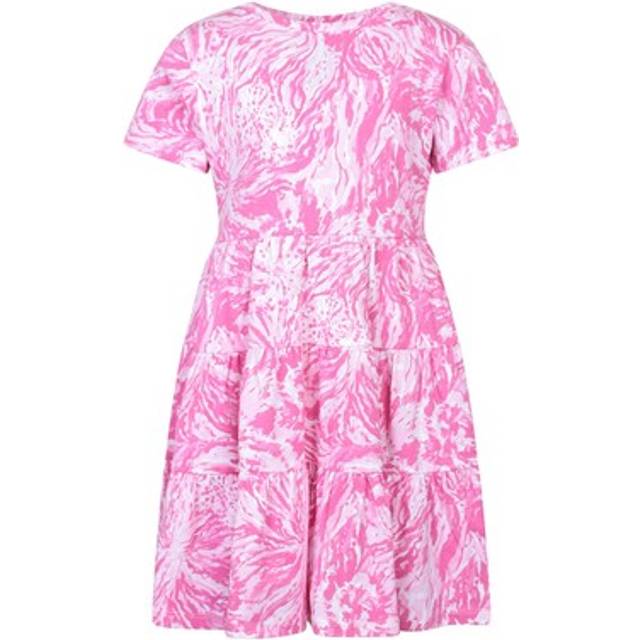 Mountain Warehouse Kids Ava Tiered Dress - Bright Pink