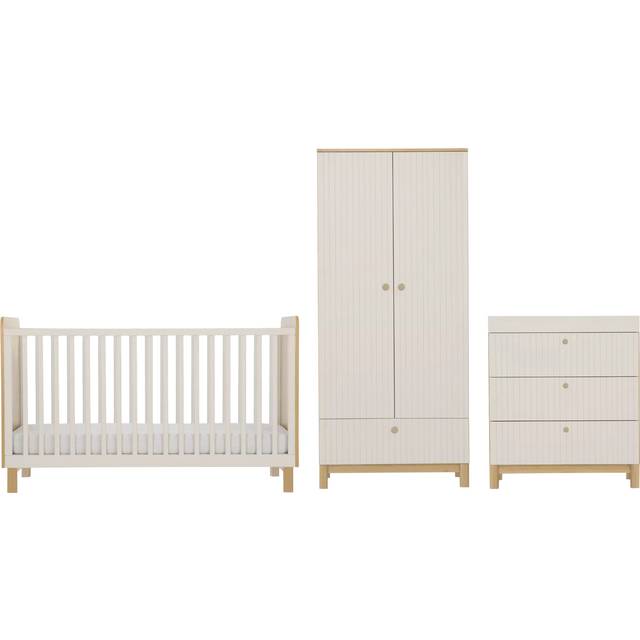 Cuddleco Remi Nursery Furniture 3 Piece Set Oak Cashmere