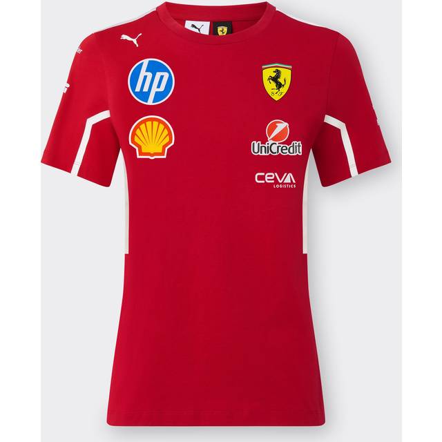 Scuderia Ferrari F1 Team 2025 Tee Mens - Dark Cherry
