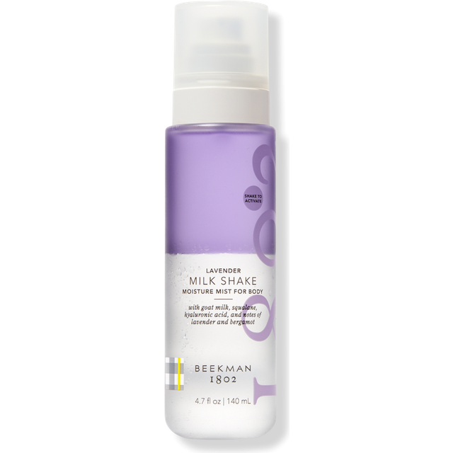 Beekman 1802 Lavender Milk Shake - Body Mist - 4.7 fl. oz - With Hyaluronic Acid & Jojoba Oil - Instantly Moisturizes  Hydrates & Softens - Good