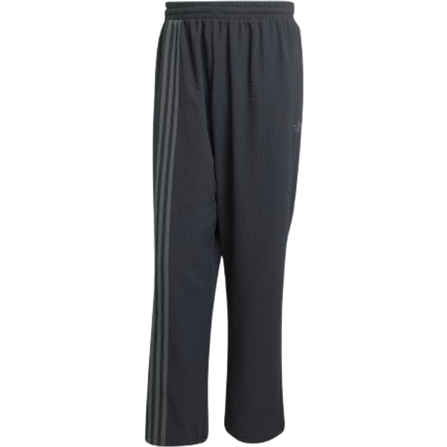 Fashion Seersucker Firebird Track Pants - Black - L
