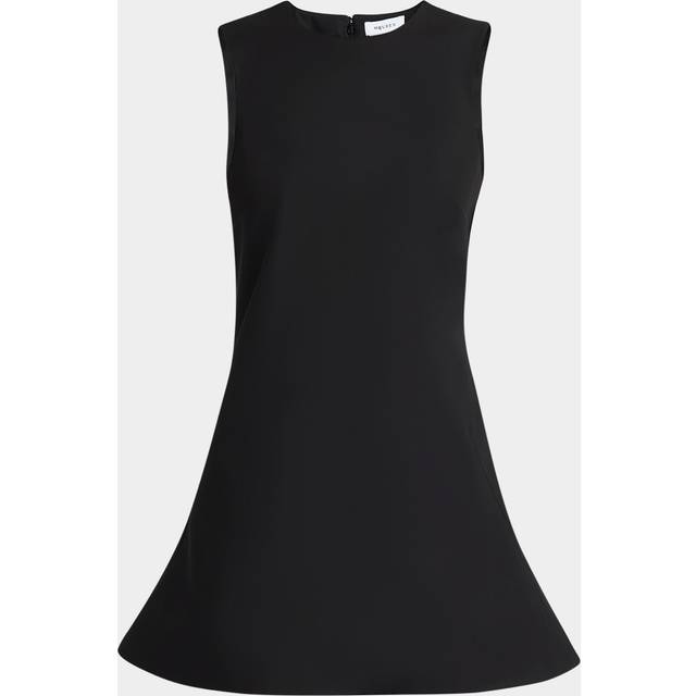 Flared A-Line Sleeveless Mini Dress - BLACK - 38 IT (2 US)