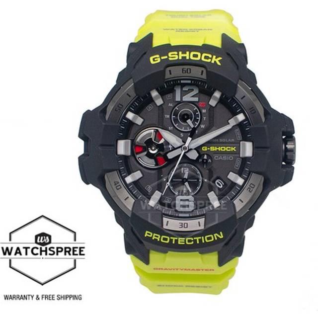 Casio G-Shock Master Of G-Air Gravitymaster Analog Smartphone Link Black Dial Solar GR-B300RY-1A9 200M Men's Watch