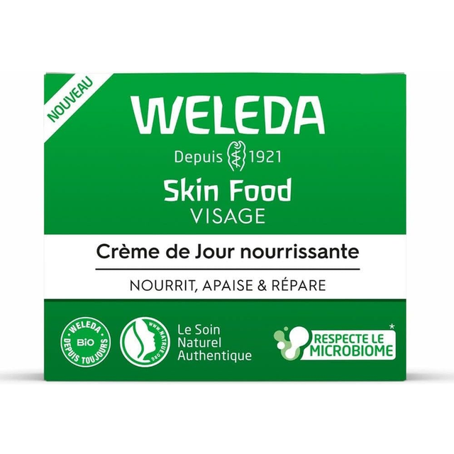 Weleda skin food face day cream, face moisturiser for dry skin, moisturising cre