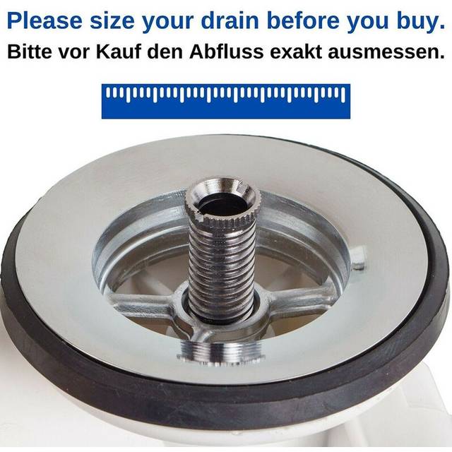 (35mm 1pcs) 1/2/5pc 35mm 45mm Kitchen Sink Basket Strainer Waste Threaded Screw Connector