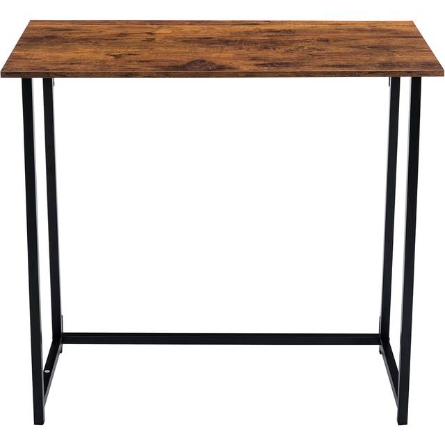 Mcc Direct - Folding Computer Desk Study Desk Writing Table Home Office Boston brown