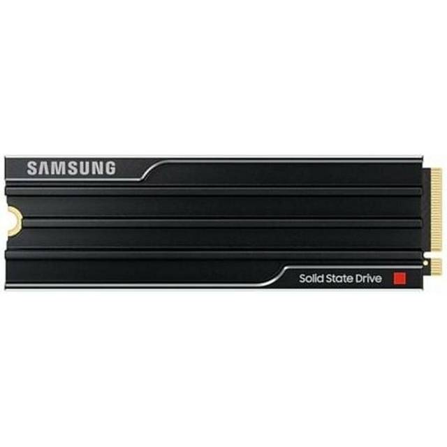Samsung Memorie MZ-VAP2T0CW 9100 PRO SSD inomhus med 2 TB kylfläns, PCIe 5,0 x4, NVMe 2.0, SSD designad för proffs och spelare, kompatibel med PC och Playstation 5